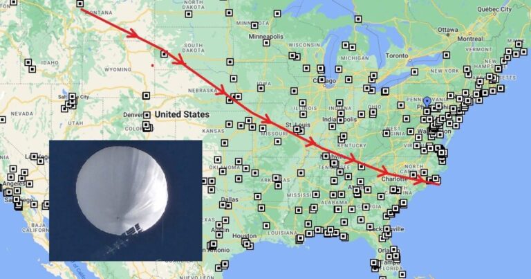 Chinese Spy Balloon Joe Biden Allowed to Traverse the US and Pass Over Military Bases Was Loaded with US Technology